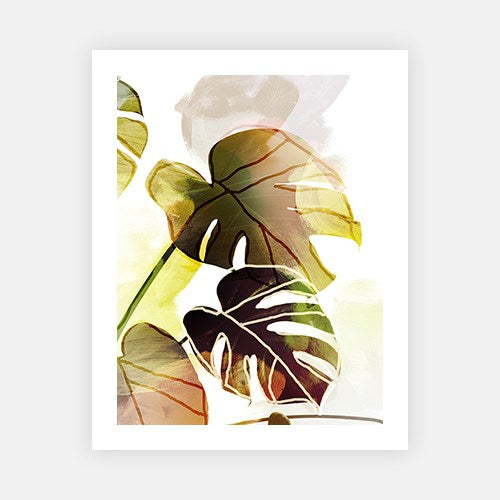 Tropical Leaves 1-Open Edition Prints-Fine art print from FINEPRINT co