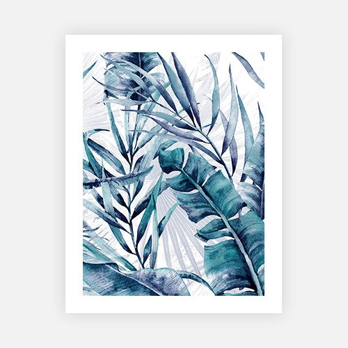 Blue Palms 1-Open Edition Prints-Fine art print from FINEPRINT co