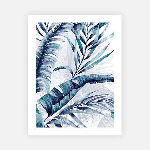 Blue Palms 2-Open Edition Prints-Fine art print from FINEPRINT co