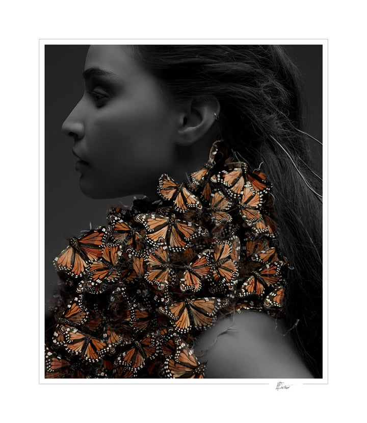 Girl with Butterflies-Open Edition Prints-Fine art print from FINEPRINT co