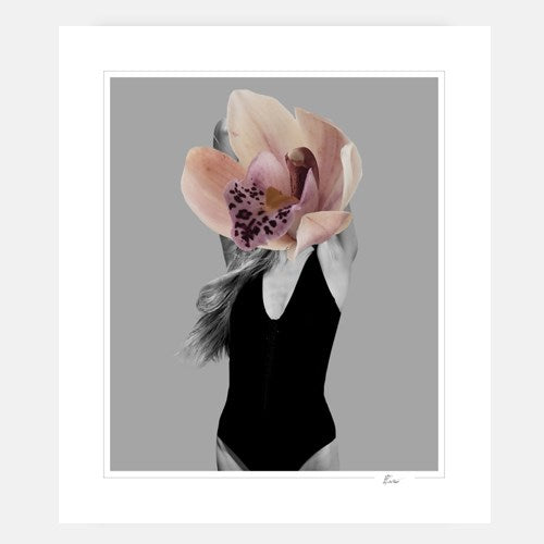 Woman with an orchid-Open Edition Prints-Fine art print from FINEPRINT co