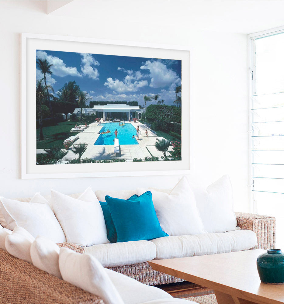 Pool In Palm Beach-Slim Aarons-Fine art print from FINEPRINT co