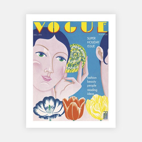 Dec - Jan 1973 Vogue Illustrated cover-Vogue Print Collection-Fine art print from FINEPRINT co