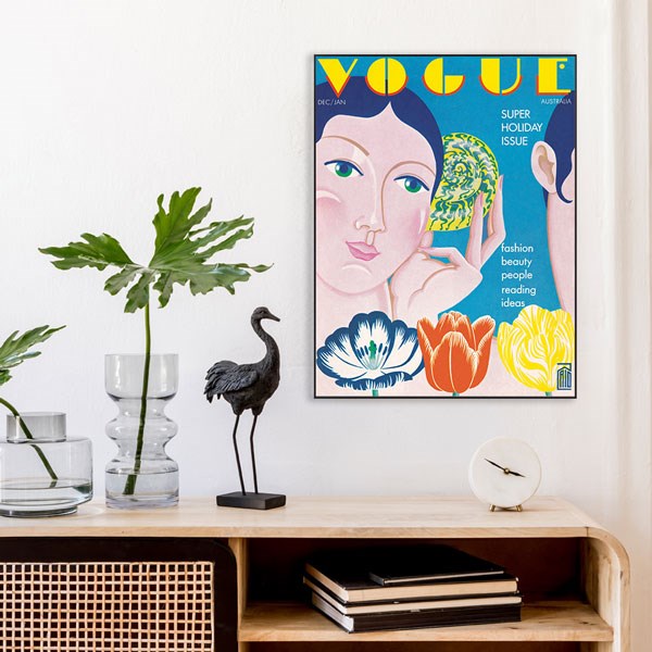 Dec - Jan 1973 Vogue Illustrated cover-Vogue Print Collection-Fine art print from FINEPRINT co