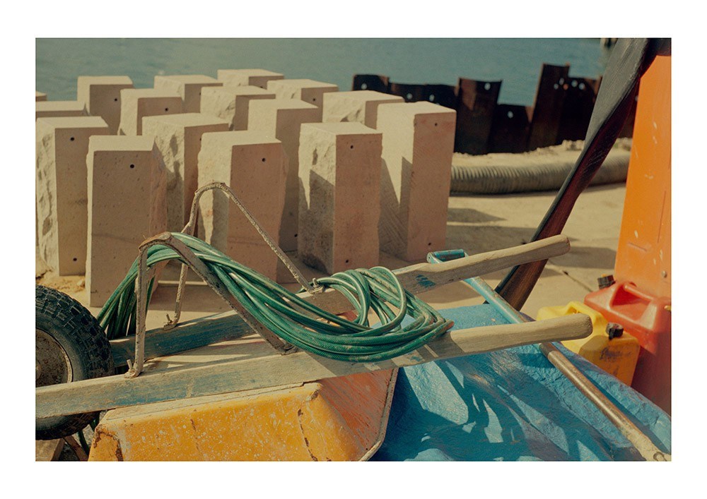 Construction Scene-Vogue Contemporary-Fine art print from FINEPRINT co