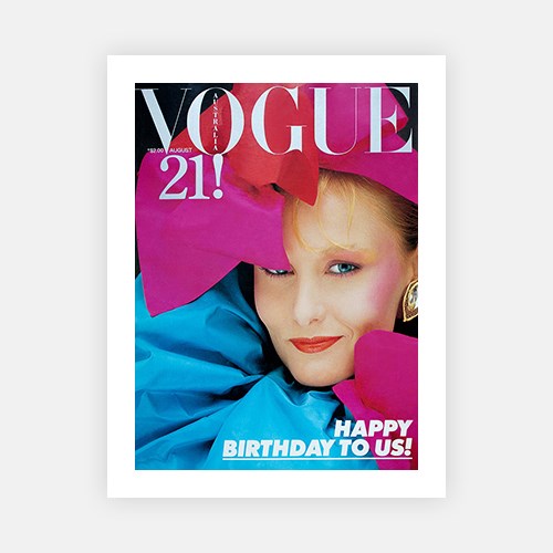 August 1980 Vogue Cover-Vogue Print Collection-Fine art print from FINEPRINT co