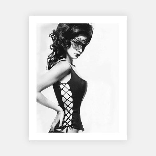 October 1995 Story Title: Corset ||-Vogue Print Collection-Fine art print from FINEPRINT co