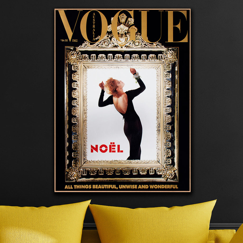 December 1986 Vogue Cover-Vogue Christmas Cover-Fine art print from FINEPRINT co